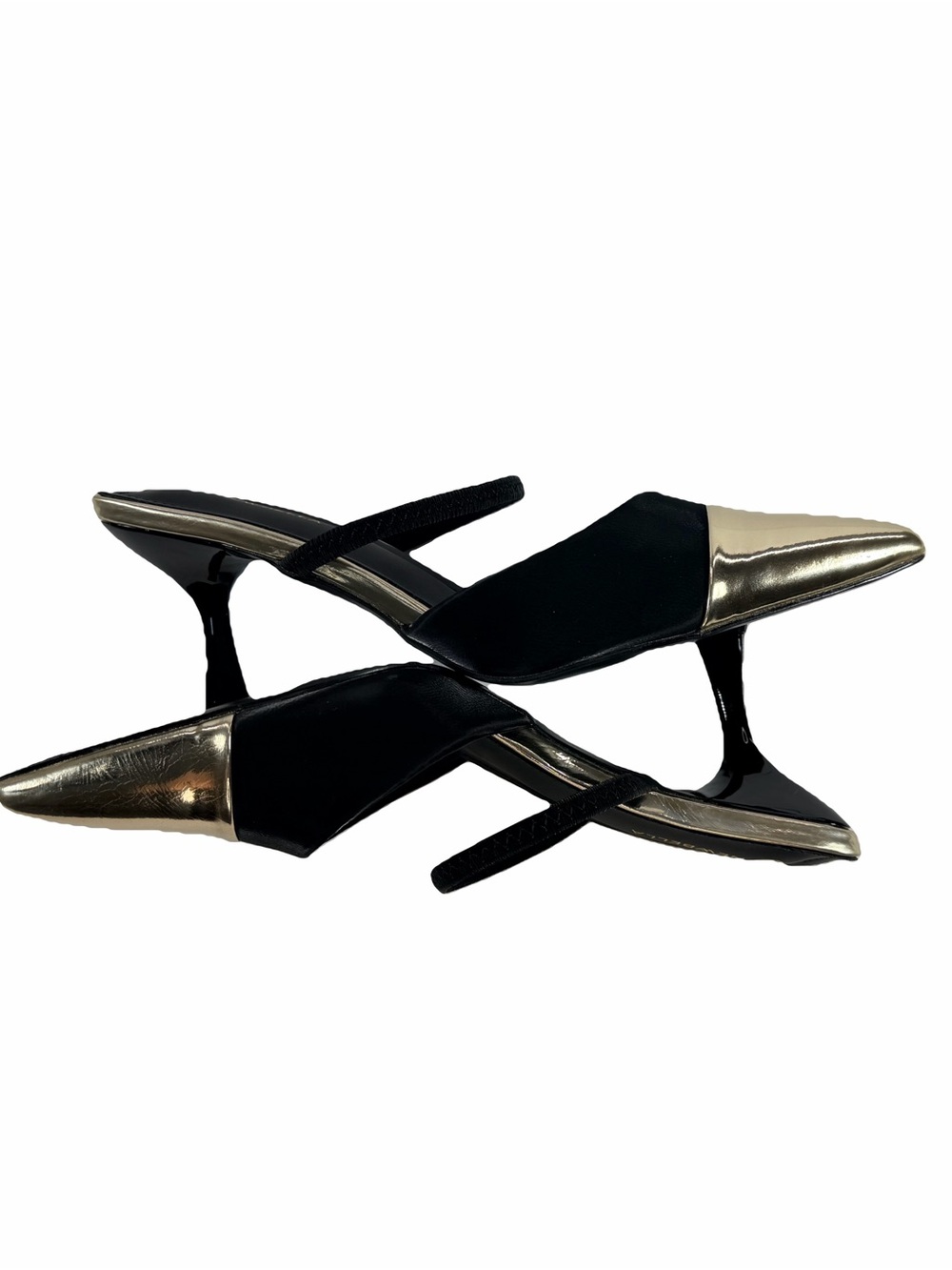 NWT NEWBELLA Pointed Toe Kitten Heel Mules Size 8 - Picture 11 of 15